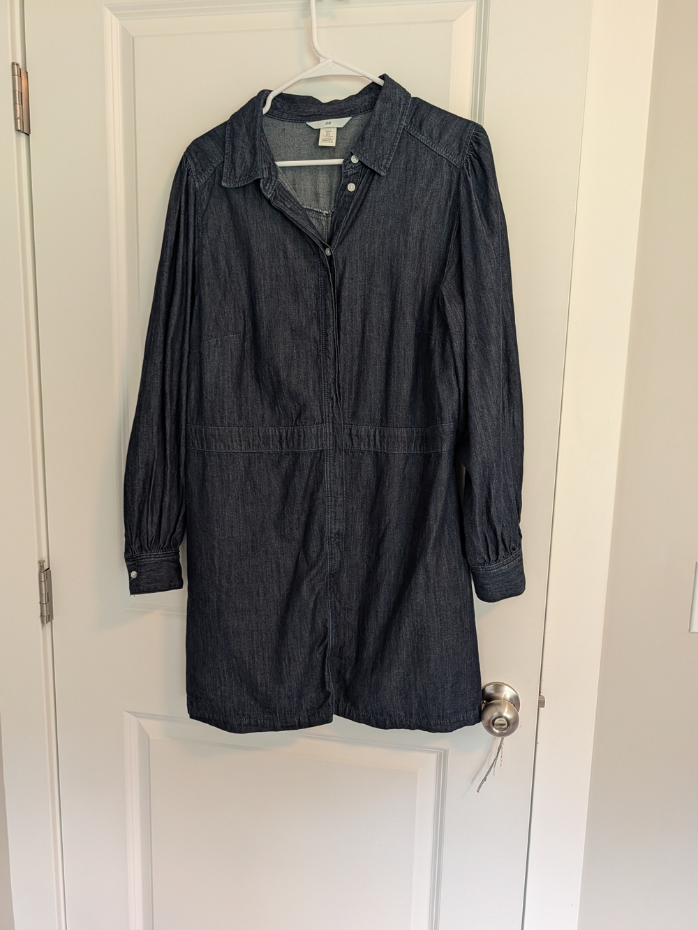 H&M Denim Mini Shirtdress
